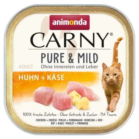 ANIMONDA Carny Adult Cat PURE&MILD kurczak, ser 100g